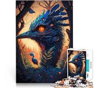Puzzle da 1000 pezzi per adolescenti Regno incantato Struzzo Per il divertimento in famiglia con poster abbinato e foglio di quiz 75x50cm