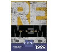 Puzzle Da 1000 Pezzi Per Adolescenti Remember Why You Started Puzzle Per Adulti Gioco Pratico Regali Per Donne Per Compleanno, Natale 70x50cm/1000pcs