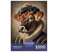 Puzzle Da 1000 Pezzi Per Adolescenti Renaissance Cow Art Print Puzzle Per Adulti Giochi Rilassanti Vacanza A Casa Passatempo Impegnativo Da Completare 52x38cm/1000pcs
