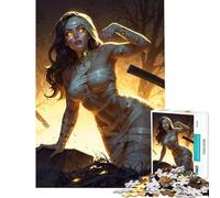 Puzzle da 1000 pezzi per adolescenti Resurrezione Mummia Ragazza Difficile e Sfida Decorazione per la casa Gioco Rilassante per ragazzi dai 14 anni in su (38x26cm)