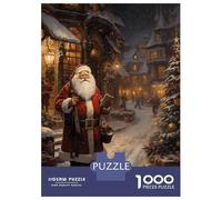 Puzzle Da 1000 Pezzi Per Adolescenti Retro Vintage Santa Claus Puzzle Per Adolescenti Giocattoli Antistress Regalo Di Compleanno, Natale 52x38cm/1000pcs