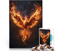 Puzzle da 1000 pezzi per adolescenti Rinascita della Fenice Ardente Gioco pratico Attività divertenti a casa, regali di compleanno, regali di viaggio, 38x26cm
