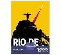 Puzzle Da 1000 Pezzi Per Adolescenti Rio De Janeiro Travel Puzzle Giochi Rilassanti Analisi E Logica Riduzione Dello Stress Regali 38x26cm/1000pcs