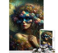 Puzzle da 1000 pezzi per adolescenti ritratto della foresta delle fate gioco per famiglie divertimento antistress migliora l'amore tra le coppie (50x75cm)