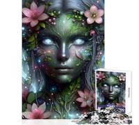 Puzzle da 1000 pezzi per adolescenti ritratto dello spirito della natura giocattoli fai da te regali di compleanno gioco rompicapo adatto per la decorazione del desktop dimensioni 38x26cm