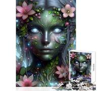 Puzzle da 1000 pezzi per adolescenti ritratto dello spirito della natura giocattolo decorazione da parete regali di compleanno gioco rompicapo stimolante intellettuale dimensioni 38x52cm