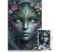 Puzzle da 1000 pezzi per adolescenti, ritratto dello spirito della natura, gioco di sfida difficile per famiglie, adatto a partire dai 14 anni (dimensioni 50x75cm)