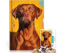 Puzzle da 1000 pezzi per adolescenti Ritratto di Labrador Retriever Analisi e logica Ogni pezzo è unico - Gioco divertente e stimolante per tutta la famiglia 75x50cm