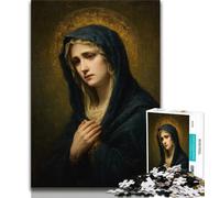 Puzzle da 1000 pezzi per adolescenti Ritratto di Maria la Madre 1000 pezzi per adolescenti regali di Babbo Natale segreto per età 14 anni in su 38x26cm