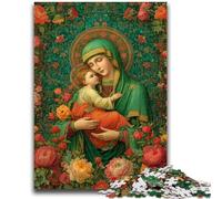 Puzzle da 1000 pezzi per adolescenti Ritratto di Maria, la madre, per età 14+, gioco a quiz, attività divertenti a casa, regalo di compleanno, regali da viaggio 50x75cm