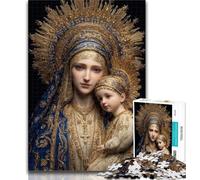 Puzzle da 1000 pezzi per adolescenti Ritratto di Maria Madre Puzzle da 1000 pezzi per adulti e adolescenti, giocattoli educativi ideali come regalo per tutta la famiglia 50x75cm