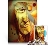 Puzzle da 1000 pezzi per adolescenti Ritratto umano surreale Giocattoli Giochi Educativi Antistress offerte come regali per tutta la famiglia 38x26cm