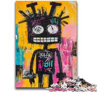 Puzzle da 1000 pezzi per adolescenti, robot in stile Basquiat, giocattolo educativo intellettuale, fantastici regali e giocattoli, 50x75cm