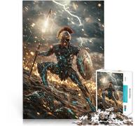 Puzzle da 1000 pezzi per adolescenti Robot spartano per il giocattolo di sfida del gioco educativo Migliorare l'amore tra le coppie 38x26cm