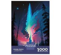 Puzzle Da 1000 Pezzi Per Adolescenti Rocket in The Night Sky Puzzle Per Adulti Gioco Pratico Sfida Difficile Regali Per Amici E Familiari 70x50cm/1000pcs