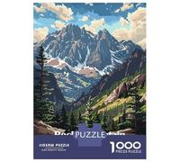 Puzzle Da 1000 Pezzi Per Adolescenti Rocky Mountain National Park Illustration Puzzle Per Adulti Gioco Pratico Vacanza A Casa Passa Il Tempo Aiuta Ad Allenare Il Cervello 38x26cm/1000pcs