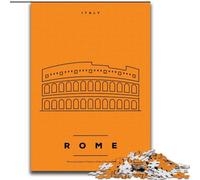 Puzzle da 1000 pezzi per adolescenti Roma Italia per 14+ Gioco di sfida unico Giochi per famiglie Regali di compleanno di Natale (50x75cm) 1000 pezzi
