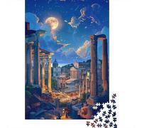 Puzzle Da 1000 Pezzi Per Adolescenti Romantic Night in Ancient Rome Puzzle Per Adulti Giochi Rilassanti Taglio Di Precisione Regali Di Natale E Compleanno 38x26cm/1000pcs