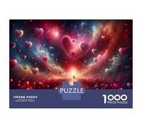 Puzzle Da 1000 Pezzi Per Adolescenti Romantic Valentine's Day Gifts Puzzle Per Adulti Gioco Pratico Antistress Regali Per Amici E Familiari 52x38cm/1000pcs