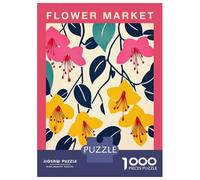 Puzzle Da 1000 Pezzi Per Adolescenti Rome Flower Market Poster Puzzle Per Adulti Gioco Rompicapo Modello Di Assemblaggio Regali Per Amici E Familiari 70x50cm/1000pcs