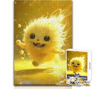 Puzzle da 1000 pezzi per adolescenti, rompicapo con mostri gialli poco soffici, giochi per famiglie, idee regalo per la casa, dimensioni 38x52cm