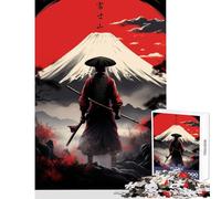 Puzzle da 1000 pezzi per adolescenti Ronin che contempla il Fuji giocattolo educativo ottimo regalo per gioco educativo per compleanno Natale dimensioni 38x52cm