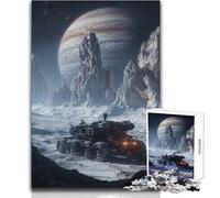 Puzzle da 1000 pezzi per adolescenti, Rover alieno su un pianeta lontano, gioco stimolante, giocattoli, decorazione da parete, regalo per compleanni, dimensioni 38x52cm