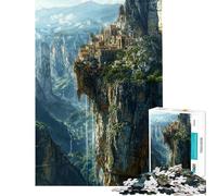 Puzzle da 1000 pezzi per adolescenti Rovine del Santuario Dimenticato Puzzle per adulti Giocattolo decorativo da parete Arte da parete compleanno e Natale (Dimensioni 38x26cm)