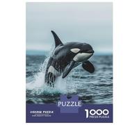 Puzzle Da 1000 Pezzi Per Adolescenti Royal Orca Whale Killer Puzzle Per Adulti Giocattolo Decorazione Da Parete Modello Da Assemblare Ottimo Regalo Per I Giocatori 70x50cm/1000pcs