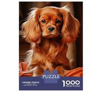 Puzzle Da 1000 Pezzi Per Adolescenti Ruby Cavalier King Charles Spaniel Puzzle Per Adulti Fai Da Te Giocattoli Sfida Difficile Regali Per Amici E Familiari 70x50cm/1000pcs