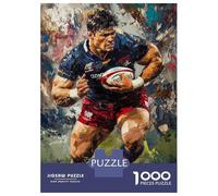 Puzzle Da 1000 Pezzi Per Adolescenti Rugby Rush Power And Passion Puzzle Per Adulti Giochi Rilassanti Regalo Di Compleanno Regali Per Amici E Familiari 38x26cm/1000pcs