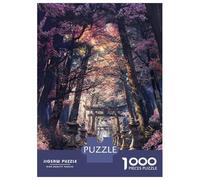 Puzzle Da 1000 Pezzi Per Adolescenti Sacred Sakura Shrine Path Puzzle Per Adulti Gioco Pratico Sfida Difficile Sfida Educativa 38x26cm/1000pcs