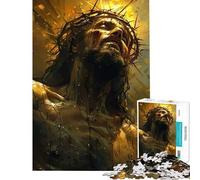 Puzzle da 1000 pezzi per adolescenti Sacrificio di Gesù giochi rilassanti sfida per l'intelligenza giocattoli che creano dipendenza regalo divertente decorazione per la casa (dimensioni 75x50cm)