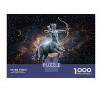 Puzzle Da 1000 Pezzi Per Adolescenti Sagittarius Zodiac Sign Astrology Puzzle Per Adulti Gioco Rompicapo Analisi E Logica Aiuta Ad Allenare Il Cervello 52x38cm/1000pcs