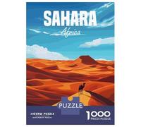 Puzzle Da 1000 Pezzi Per Adolescenti Sahara Africa Desert Puzzle Per Adolescenti Giochi Rilassanti Migliora La Memoria Regali Per Amici E Familiari 52x38cm/1000pcs