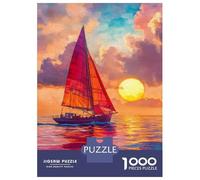 Puzzle Da 1000 Pezzi Per Adolescenti Sailing Into Sunset -1 Puzzle Per Adulti Gioco Pratico Migliora La Memoria Regali Di Compleanno E Unici 38x26cm/1000pcs
