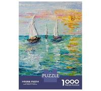 Puzzle Da 1000 Pezzi Per Adolescenti Sailing Puzzle Per Adolescenti, Rompicapo, Gioco Di Modelli, Assemblaggio, Unici, Compleanno E Regali 52x38cm/1000pcs