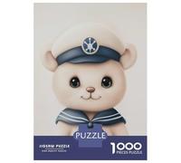 Puzzle Da 1000 Pezzi Per Adolescenti Sailor Bear Nursery Boy Puzzle Per Adulti Gioco Pratico Migliora La Memoria Regalo Di Compleanno, Regali, 38x26cm/1000pcs