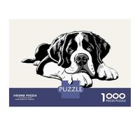 Puzzle Da 1000 Pezzi Per Adolescenti Saint Bernard Puzzle Per Adulti Gioco Rompicapo Regalo Di Compleanno Aiuta Ad Allenare Il Cervello 38x26cm/1000pcs