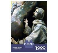 Puzzle Da 1000 Pezzi Per Adolescenti Saint Francis by El Greco Puzzle Per Adolescenti Giochi Per Famiglie Sfida Difficile Regali Di Compleanno E Unici 70x50cm/1000pcs