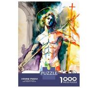 Puzzle Da 1000 Pezzi Per Adolescenti Saint Sebastian Catholic Puzzle Per Adulti Giocattolo Decorazione Da Parete Corsa Di Velocità Manuale Sfida Da Completare 52x38cm/1000pcs