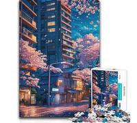 Puzzle da 1000 pezzi per adolescenti Sakura Giappone Paesaggio Analisi e gioco di logica rompicapo per 14 anni e oltre 38x26cm