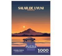 Puzzle Da 1000 Pezzi Per Adolescenti Salar De Uyuni Sunset Puzzle Per Adulti Giochi Rilassanti Corsa Di Velocità Manuale Regali Di Natale E Compleanno 52x38cm/1000pcs