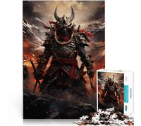 Puzzle da 1000 pezzi per adolescenti Samurai Antistress Vacanza in patria Uccidere il tempo Giocattoli per la decorazione della casa 75x50cm