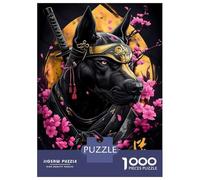 Puzzle Da 1000 Pezzi Per Adolescenti Samurai Boxer Dog Puzzle Per Adulti Gioco Pratico Assemblaggio Di Modelli Regali Unici Per Compleanni E Occasioni Speciali 70x50cm/1000pcs