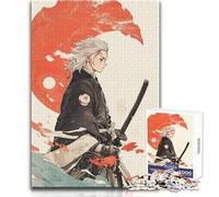 Puzzle da 1000 pezzi per adolescenti Samurai Boy Staycation Kill Time Relax Giochi Regali per donne e uomini (dimensioni 50x75cm)