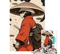 Puzzle da 1000 pezzi per adolescenti samurai cyborg stimola la mente regalo di compleanno giocattolo decorativo da parete adatto a persone dai 14 anni in su (38x52cm)