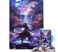 Puzzle da 1000 pezzi per adolescenti "Samurai del Mondo" per compleanno regalo di Natale per donne giocattolo fai da te per età 14+ (38x26cm)