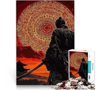 Puzzle da 1000 pezzi per adolescenti Samurai e l'Orbe Celeste Gioco intellettuale giocattolo Lista dei desideri con Babbo Natale 52x38cm