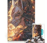 Puzzle da 1000 pezzi per adolescenti - Samurai fotorealistici in un elaborato design dorato gioco rilassante sfida impegnativa compleanno e altre occasioni 38x52cm
